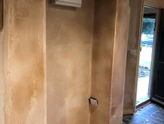 Fireplace Plastered